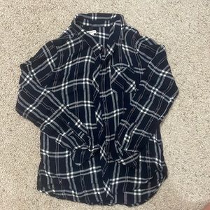Super soft plaid button down